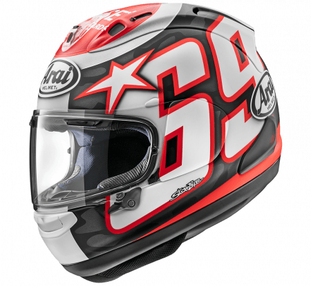 ARAI RX-7V EVO HELMET - NICKY RESET CASSONS PTY LTD sold by Cully's Yamaha