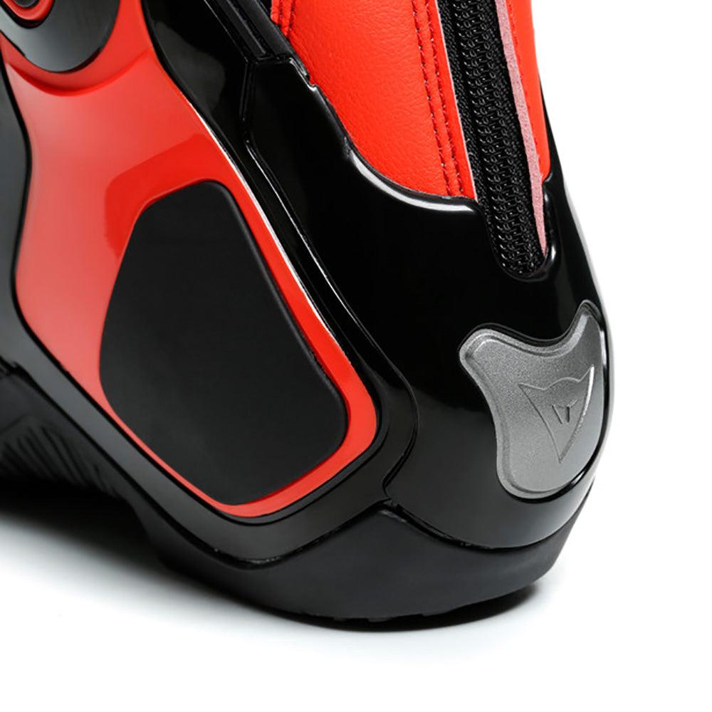 DAINESE TORQUE 3 OUT BOOTS - BLACK/FLUO RED MCLEOD ACCESSORIES (P) sold by Cully's Yamaha