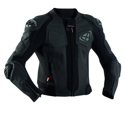 IXON VENDETTA EVO LEATHER JACKET - BLACK CASSONS PTY LTD sold by Cully's Yamaha